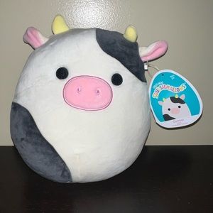 NWT Squishmallow Connor Cow 8”